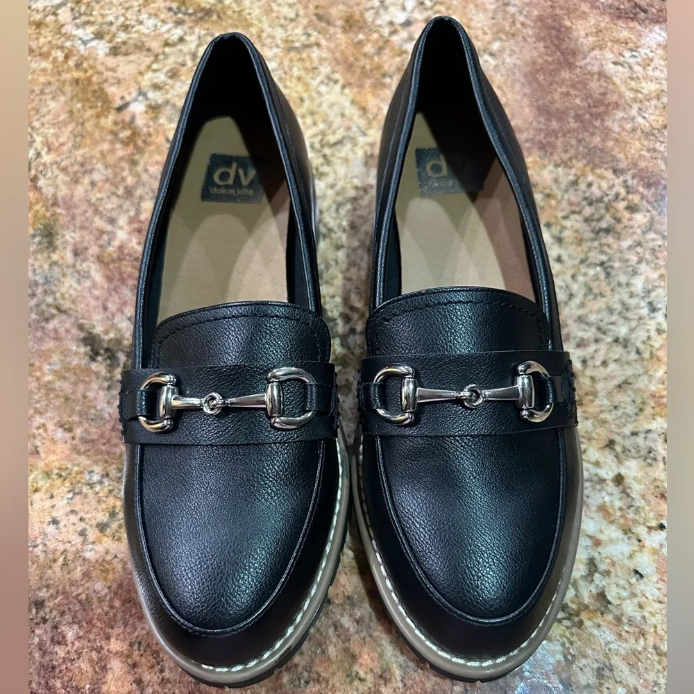 DV Dolce Vita Women's Cedar Loafer Size 9 Black Slip on
